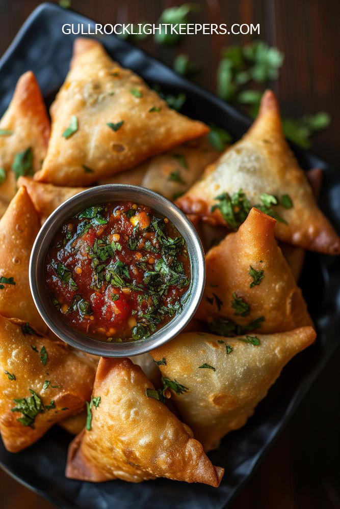 ซาโมซ่า Samosa คลีนๆ กรอบนอกไส้แน่น